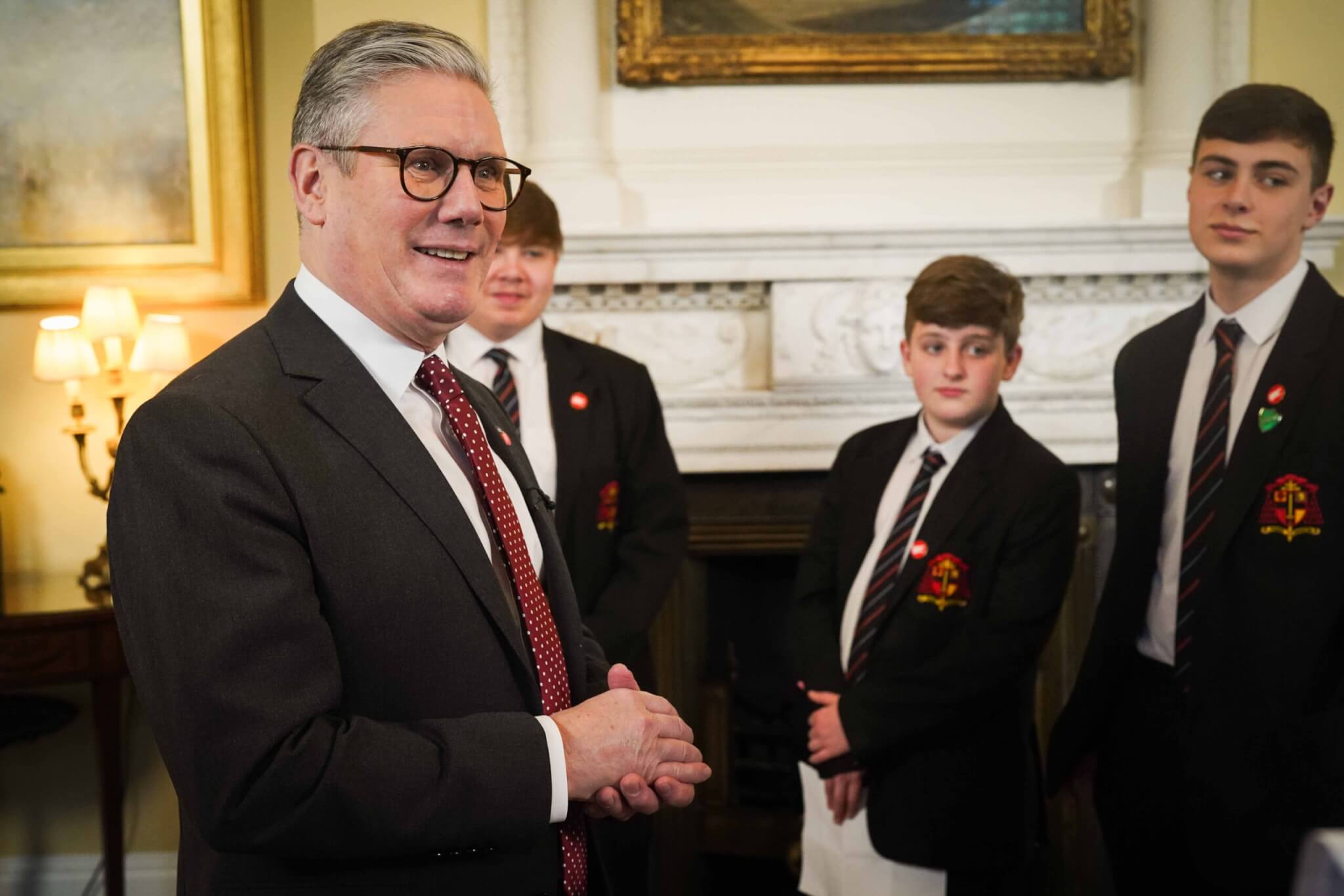 Young Voices Take Over No. 10 for Red Nose Day 2025